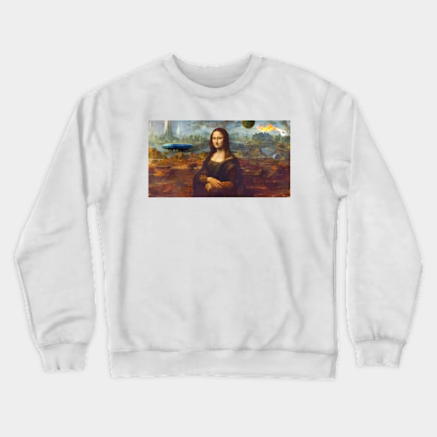 La Gioconda Crewneck Sweatshirt by tonyleone